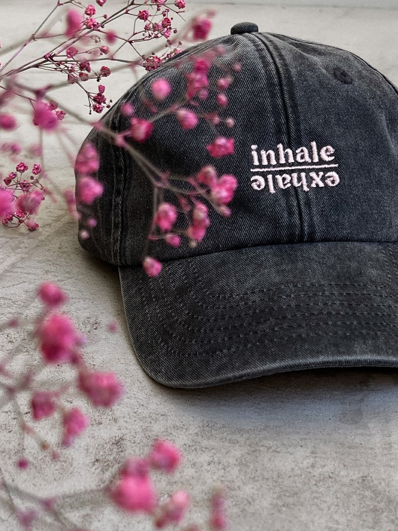 Cap Inhale INHALE EXHALE Cap black – MADY MORRISON